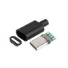 Штекер USB Type-C 4pin, черный