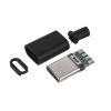 Штекер USB Type-C  для зарядки, черный