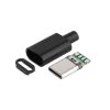 Штекер USB Type-C 4pin, черный