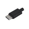Штекер USB Type-C, для передачі даних і зарядки, чорний
