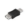 Переходник штекер USB A - гнездо USB A, прямой