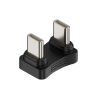 Переходник угловой штекер USB type-C - штекер USB type-C