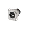 Переходник гнездо USB 2.0 - гнездо USB 2.0 на корпус, серый