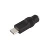 Переходник штекер USB type-C - гнездо питания 5,5/2,1 мм