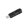 Переходник штекер microUSB - гнездо питания 5,5/2,1мм
