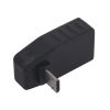Переходник гнездо USB A- шт.micro USB, угловой