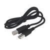 Кабель штекер USB A - штекер USB B, чорний, 1м