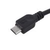 Кабель OTG штекер microUSB - гніздо USB, 10см