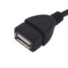 Кабель OTG штекер microUSB - гнездо USB, 10см