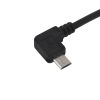 Кабель OTG USB  - micro USB (угловое) 5pin