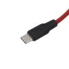 Кабель hoco X21 Plus USB А - Type-C, 0,25м, червоний