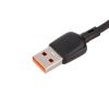 Кабель Borofone BX93 USB A - Type-C 100W, чорний, 1м