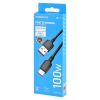 Кабель Borofone BX93 USB A - Type-C 100W, чорний, 1м