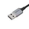 Кабель UGREEN USB A - USB Type-C, 1м черный