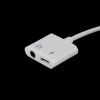 Переходник штекер type C - гніздо type C + гніздо mini jack 3.5мм