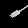 Переходник штекер type C - гніздо type C + гніздо mini jack 3.5мм