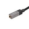 Адаптер Hoco UPA32C штекер USB type-C - гніздо mini jack 3.5мм