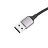 Кабель UGREEN USB A - microUSB черный, 1м