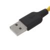 Кабель hoco X21 Plus USB А - miсroUSB, жовтий, 1м