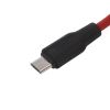 Кабель hoco X21 Plus USB А - miсroUSB, 0,25м, червоний