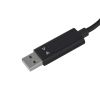 Кабель USB - microUSB з тестером струму і напруги, 1м