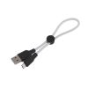 Кабель hoco X21 Plus USB А - miсroUSB 0,25м, белый