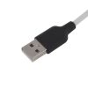 Кабель hoco X21 Plus USB А - miсroUSB 0,25м, белый