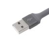 Кабель Borofone BX21 USB А - miсroUSB, сірий, 1м