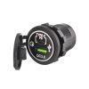 Зарядное устройство встраиваемое 12-24V QC/PD 48W, зеленая подсветка