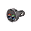 Зарядное устройство 4xUSB, 2xtype-C з синім підсвічуванням
