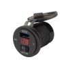 Зарядний пристрій що вбудовується 12-24V QC 3.0, червоний індикатор