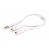Переходник Ugreen штекер mini jack 3,5мм - 2 гнезда mini jack 3,5мм