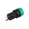 Лампа AD16-16E 220V зелена