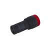 Лампа AD22-22SM (AD16-22SM) 220V червона, з звуковим сигналом