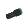 Лампа AD22-22SM (AD16-22SM) 220V зелена, з звуковим сигналом