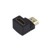 Перехідник штекер HDMI - гніздо HDMI кутовий