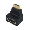 Переходник шт. miniHDMI -гн.HDMI угловой