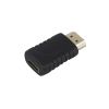 Перехідник штекер HDMI - гніздо miniHDMI