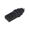 Переходник штекер microHDMI - гніздо HDMI поворотный