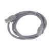 Патч-корд литий RJ45 1м, сірий