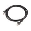 Патч-корд литий UGREEN RJ45 Cat.6, 1,5 м, Чорний