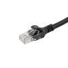 Патч-корд RJ45 Cat.6, 1,5 м, Чорний