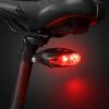 Задний велосипедный фонарь с лазером STOP DW-681-5LED + 2LASER