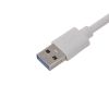 Хаб 4 порти USB 3.0, білий