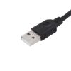 Хаб VegGieg V-U2406 USB 1,5м, чёрный