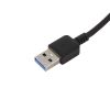 Хаб 4 порти USB 3.0, чорний