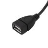 Хаб 4 порта USB 2.0 на проводе, черный