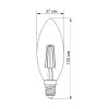 Светодиодная лампа FILAMENT 4W E14 LED 3000K тёплый