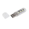 Ліхтарик USB 3 LED, білий холодний