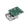 Макетная плата переходник гнездо USB A, двусторонняя